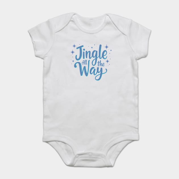 Jingle Aall The Way Baby Bodysuit by CreativeSage